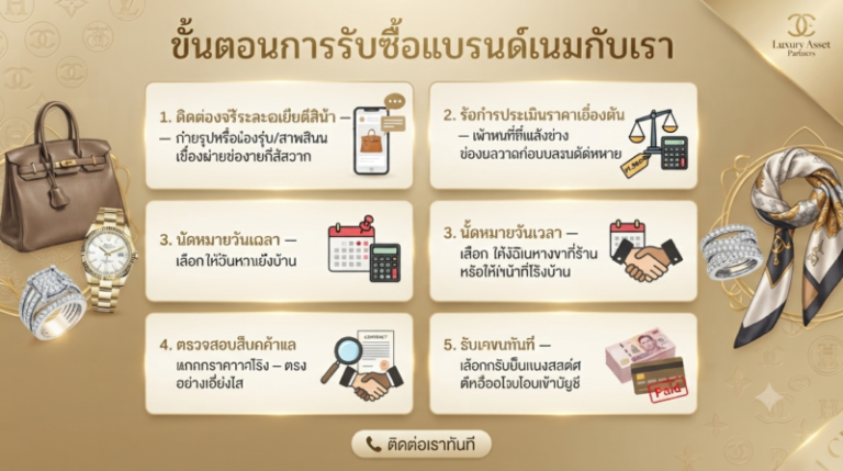 รับซื้อแบรนด์เนม สุราษฎร์ธานี นาฬิกา กระเป๋า ราคาสูงสุด 2 บริการรับซื้อแบรนด์เนมถึงบ้าน สุราษฎร์ธานี จ่ายเงินสดทันที