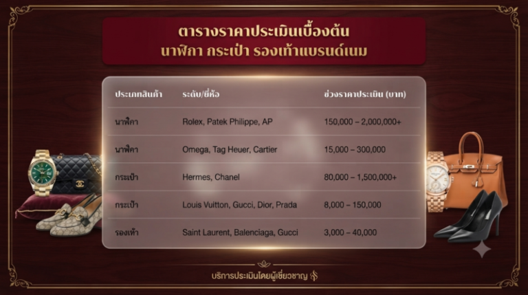 รับซื้อแบรนด์เนม อุบลราชธานี นาฬิกา กระเป๋า รองเท้า ให้ราคาสูง 1 รับซื้อนาฬิกาแบรนด์เนม กระเป๋าแบรนด์เนม รองเท้าแบรนด์เนม อุบลราชธานี ราคาสูง