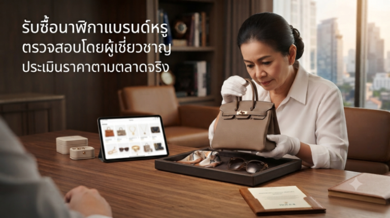 รับซื้อแบรนด์เนม กรุงเทพฯ ให้ราคาสูง บริการถึงบ้าน 2026