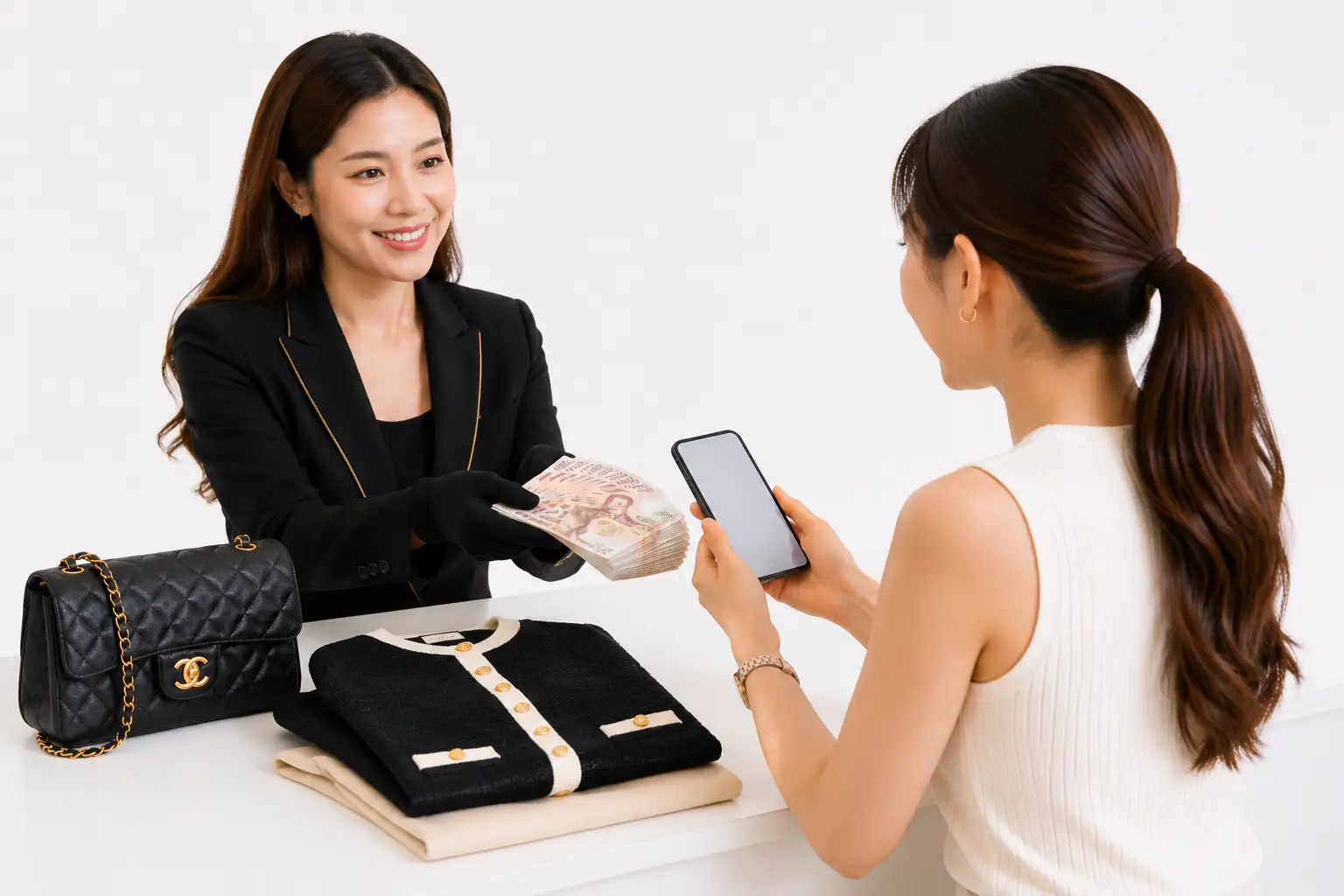 รับซื้อเสื้อผ้าแบรนด์เนม 22 brandname clothing store interior