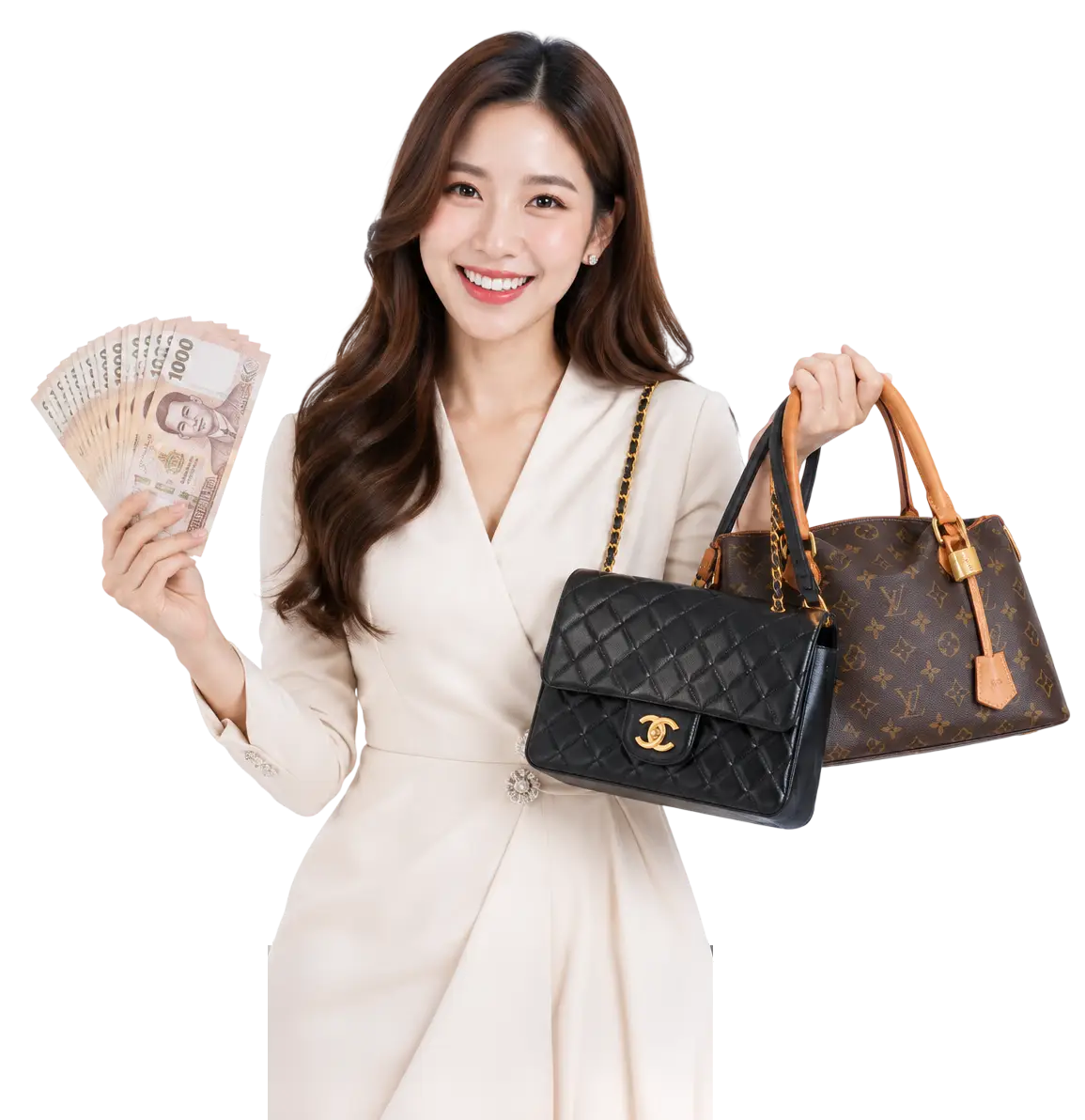 พนักงานรับซื้อกระเป๋าแบรนด์เนม