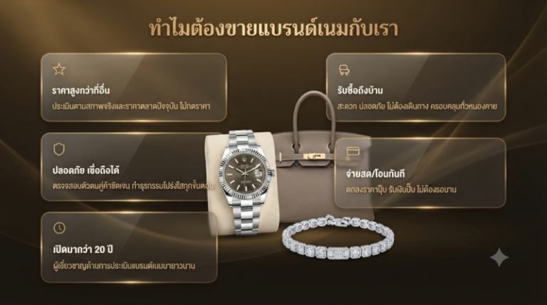 รับซื้อแบรนด์เนม หนองคาย นาฬิกา กระเป๋า ราคาสูง 1 รับซื้อแบรนด์เนม หนองคาย ให้ราคาสูง รับซื้อนาฬิกา กระเป๋า เครื่องประดับ ถึงบ้าน